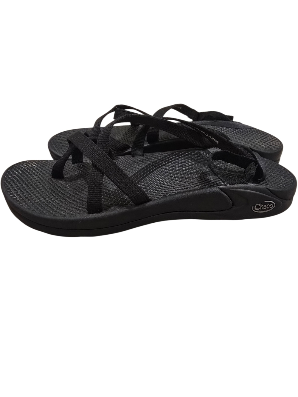 Chaco Z Classic Women's Black Strappy Slide Sandals Size 11